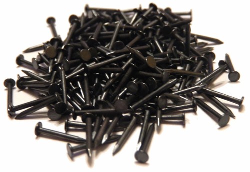 Pack 150 black track pins - pack,
